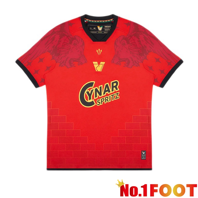 Venise FC Fourth Soccer Jersey Red 2025/2026