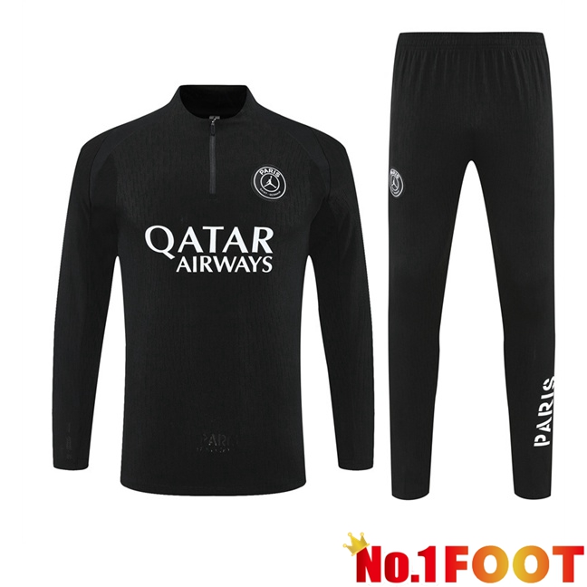 Paris PSG kit Training Tracksuit Black 2025/2026