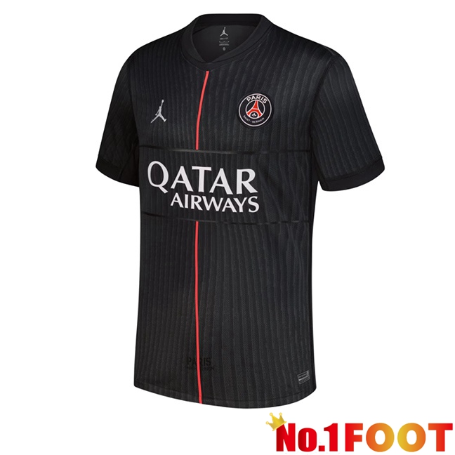 Paris PSG Fourth Soccer Jersey Black 2025/2026
