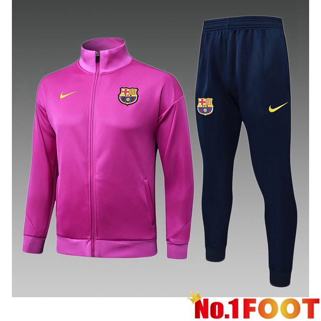 FC Barcelona Kids kit Training Tracksuit - Training Jacket Purple 2025/2026