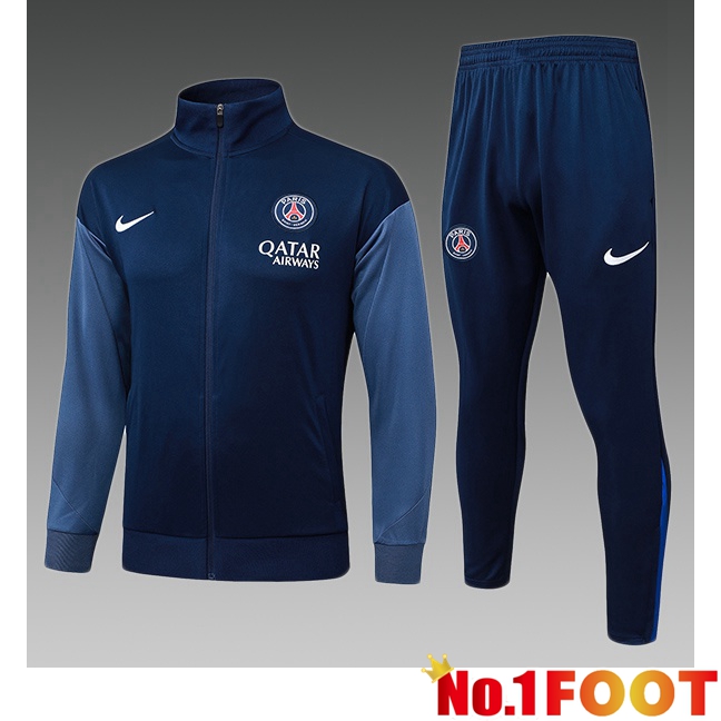 Paris PSG kit Training Tracksuit Kids Blue Royal 2025/2026