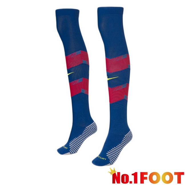 FC Barcelona Fourth Soccer Socks Blue Red 2025/2026
