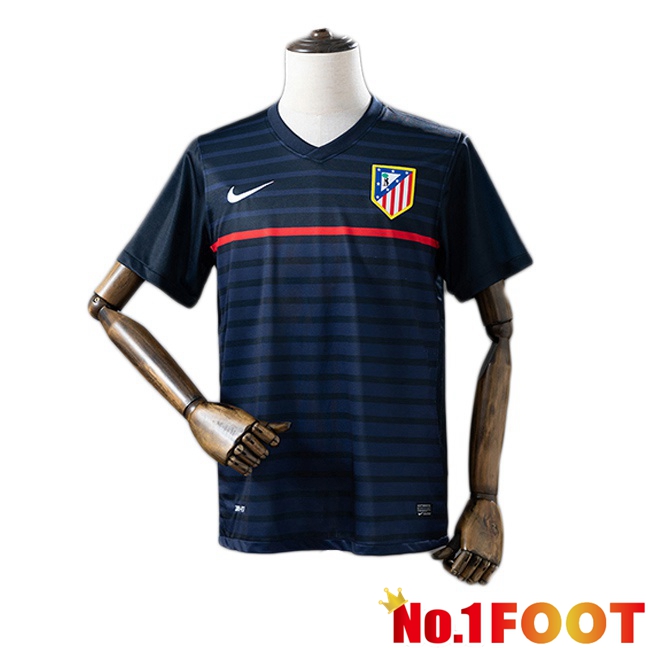 Atletico Madrid Retro Away Soccer Jersey Blue Royal 2011-2012