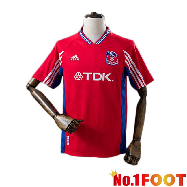 Crystal Palace Retro Home Soccer Jersey Red 1998-1999