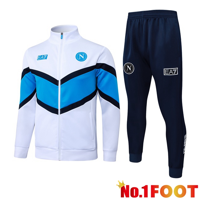 SSC Napoli kit Training Tracksuit - Training Jacket White 2025/2026