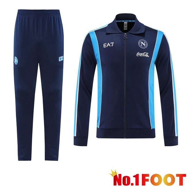 SSC Napoli kit Training Tracksuit - Training Jacket Blue Royal 2025/2026