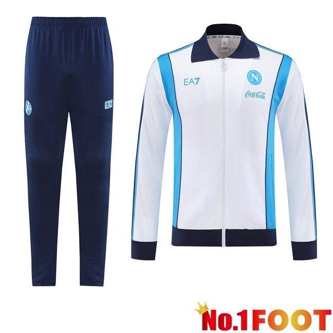 SSC Napoli kit Training Tracksuit - Training Jacket White 2025/2026