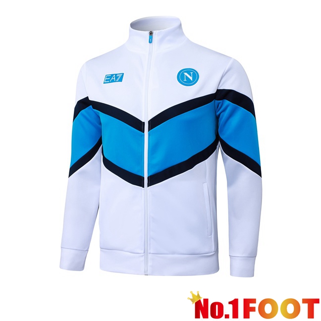 SSC Napoli Training Jacket White 2025/2026