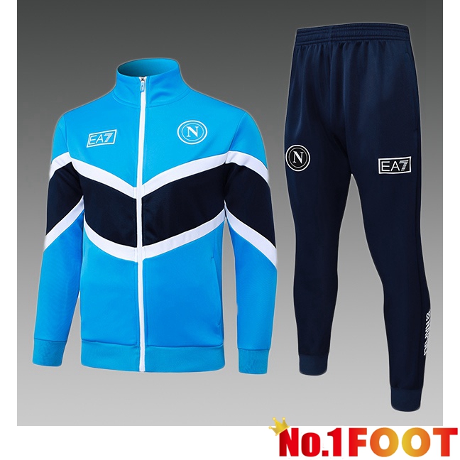 SSC Napoli Kids kit Training Tracksuit - Training Jacket Blue 2025/2026