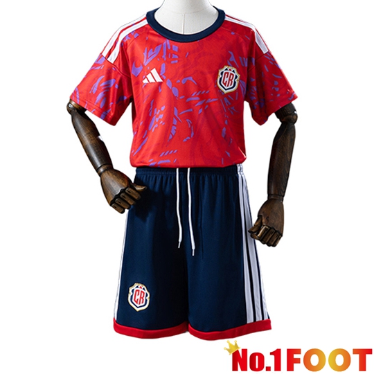 Costa Rica Kids Home Soccer Jersey 2026/2027
