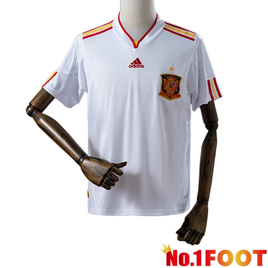 Spain Retro Home Soccer Jersey 2011/2012