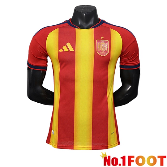 Spain Soccer Jersey Special Edition Red/Yellow 2026/2027