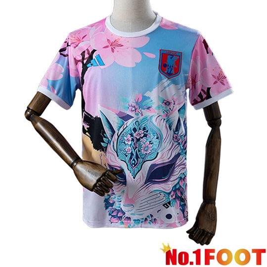 Japan Soccer Jersey Special Edition Pink/Blue 2026/2027