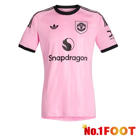 Manchester United Goalkeeper Soccer Jersey Pink 2025/2026