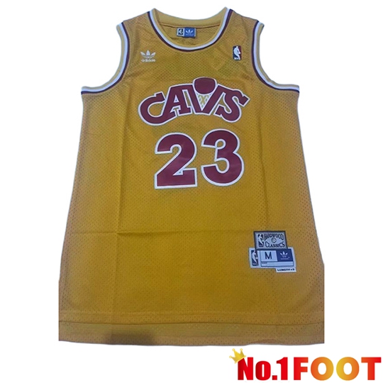 Cleveland Cavaliers (JAMES #23) Jersey 2025/26 Yellow/Red
