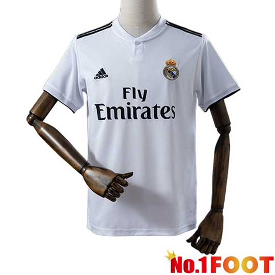 Real Madrid Retro Home Soccer Jersey 2018/2019