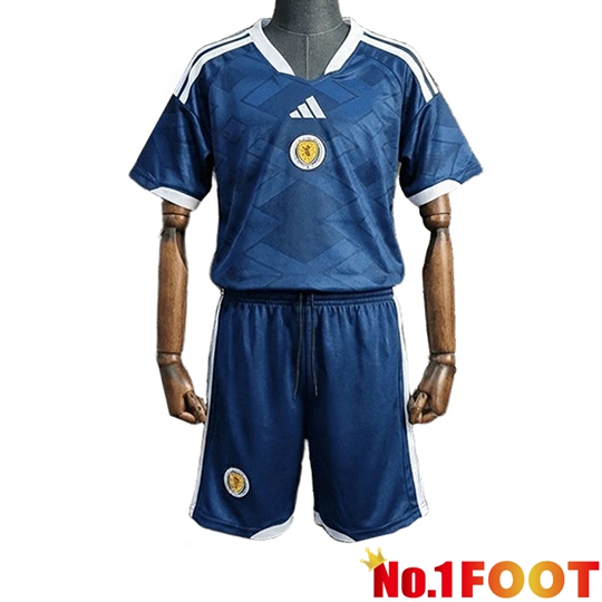 Scotland Kids Home Soccer Jersey Soccer World Cup 2026