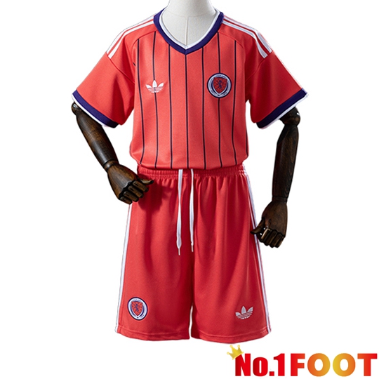 Scotland Kids Away Soccer Jersey Soccer World Cup 2026