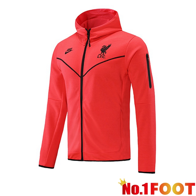 FC Liverpool Training Sweatshirt Hoodie Orange 2025/2026