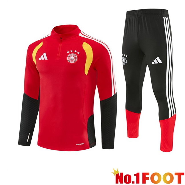 Germany Training Jacket Hoodie Training Tracksuit Red 2025/2026