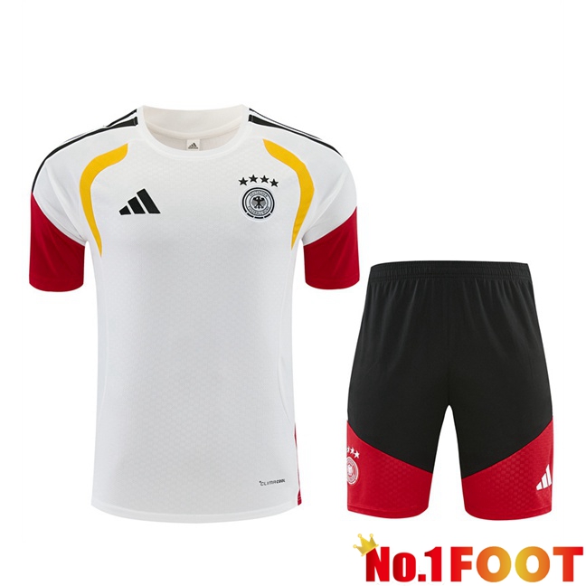 Germany kit Training T Shirt + Shorts White 2026/2027