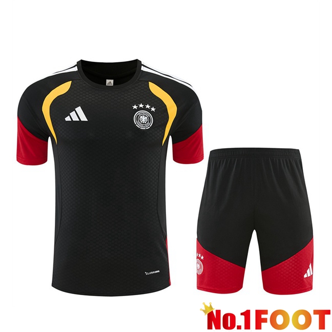 Germany kit Training T Shirt + Shorts Black 2026/2027
