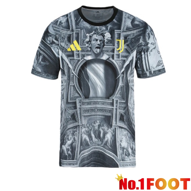 Juventus Soccer Jersey Special Edition Black White 2025/2026