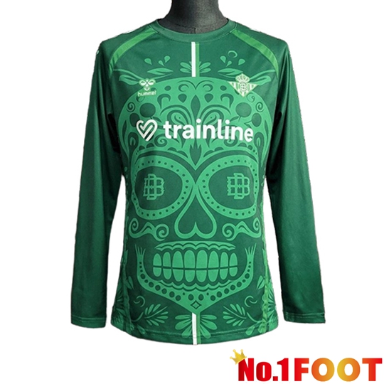 Real Betis Long sleeve Soccer Jersey Special Edition Green 2025/2026