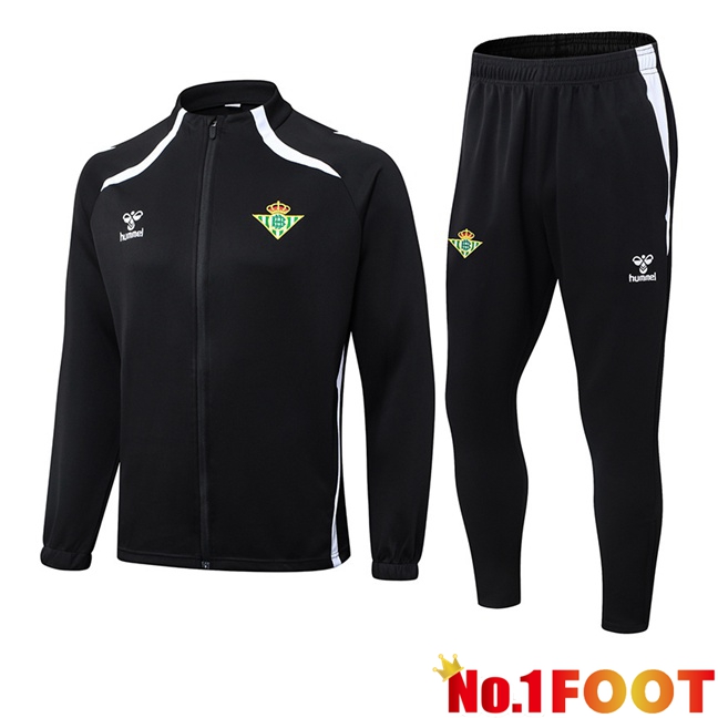 Real Betis kit Training Tracksuit - Training Jacket Black 2025/2026