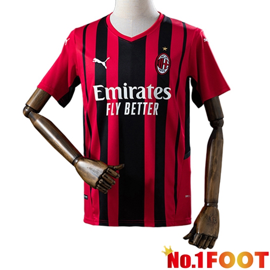 AC Milan Retro Home Soccer Jersey 2021/2022