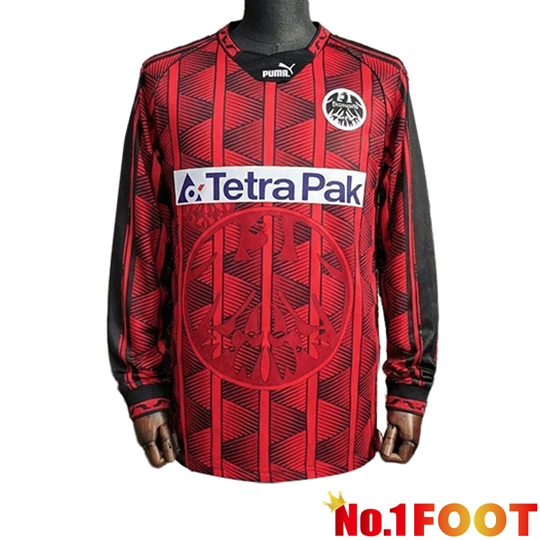 Eintracht Frankfurt Home Soccer Jersey Long sleeve 1995/1996