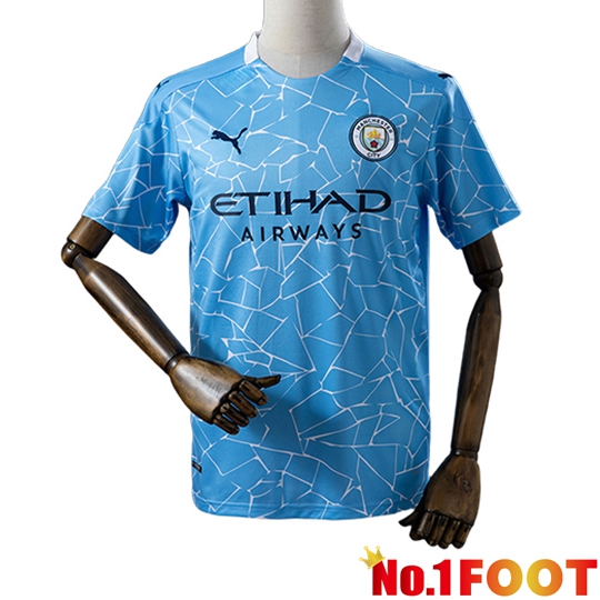Manchester City Retro Home Soccer Jersey 2020/2021