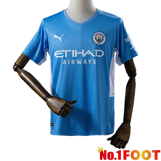 Manchester City Retro Home Soccer Jersey 2021/2022