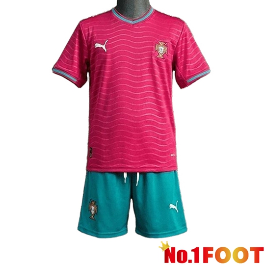 Portugal Kids Home Soccer Jersey 2026/2027
