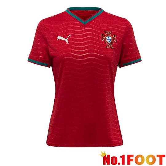 Portugal Women Home Soccer Jersey Soccer World Cup 2026