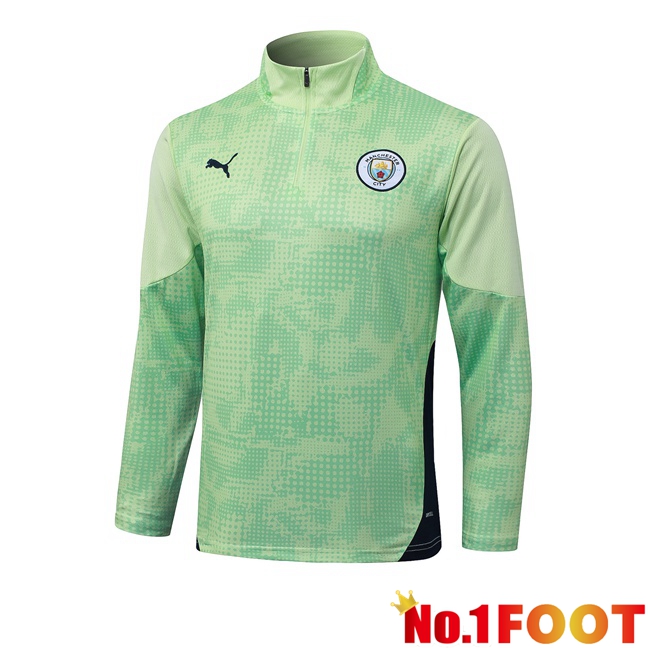 Manchester City Training Sweatshirt Green 2025/2026