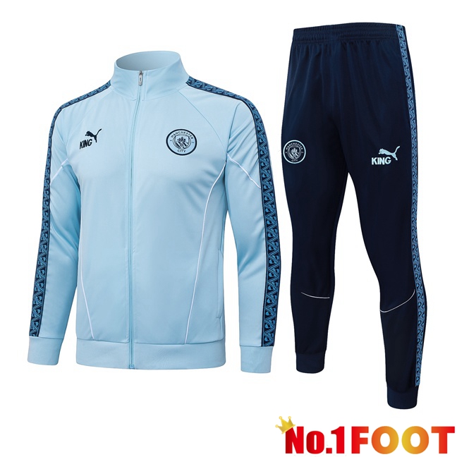 Manchester City kit Training Tracksuit - Training Jacket Blue 2025/2026