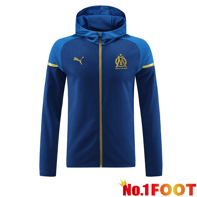 Marseille OM Windbreaker Blue Royal 2025/2026