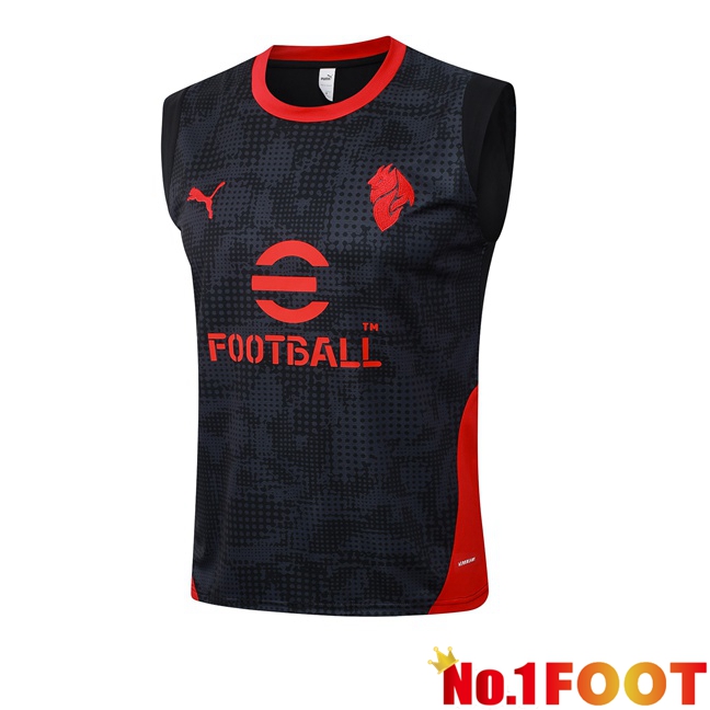 AC Milan Gilet Soccer Black 2025/2026
