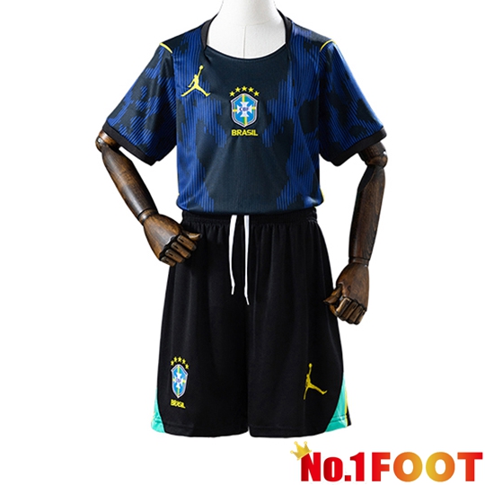 Brazil Kids Away Soccer Jersey Soccer World Cup 2026