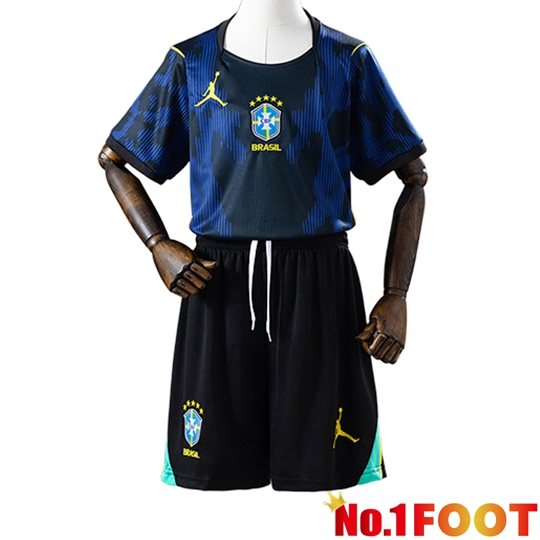 Brazil Kids Away Soccer Jersey 2026/2027