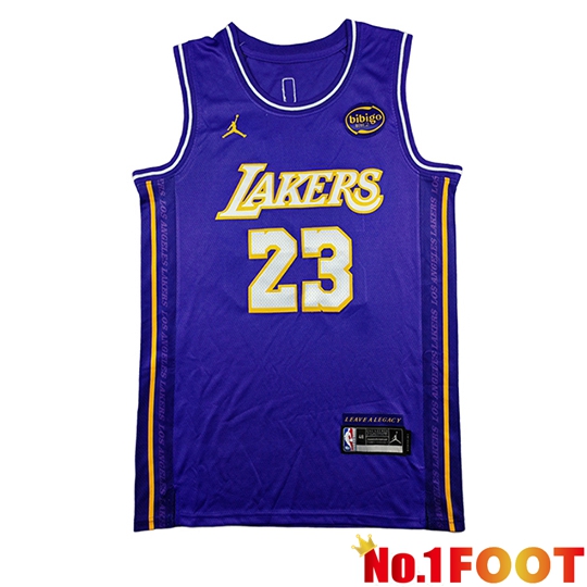 Los Angeles Lakers (JAMES #23) Jersey 2025/26 Purple