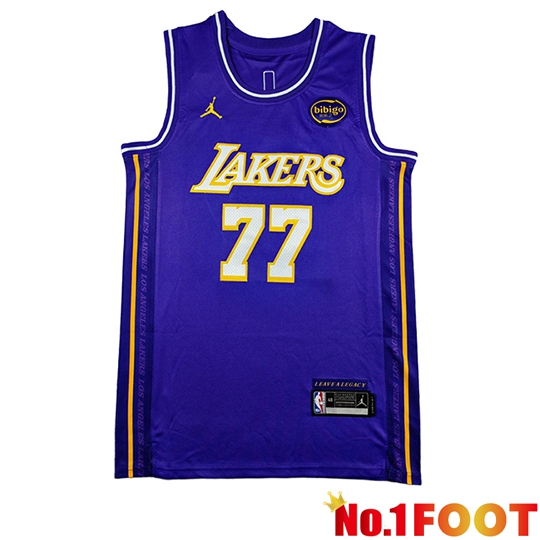 Los Angeles Lakers (DONCIC #77) Jersey 2025/26 Purple -03