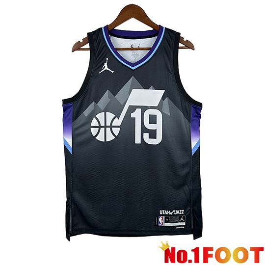 Utah Jazz (BAILEY #19) Jersey 2025/26 Black/Grey/Purple