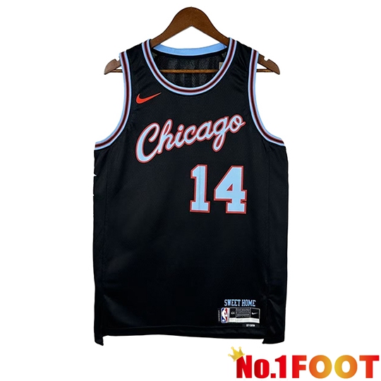 Chicago Bulls (BUZELIS #14) Jersey 2025/26 Black/Blue