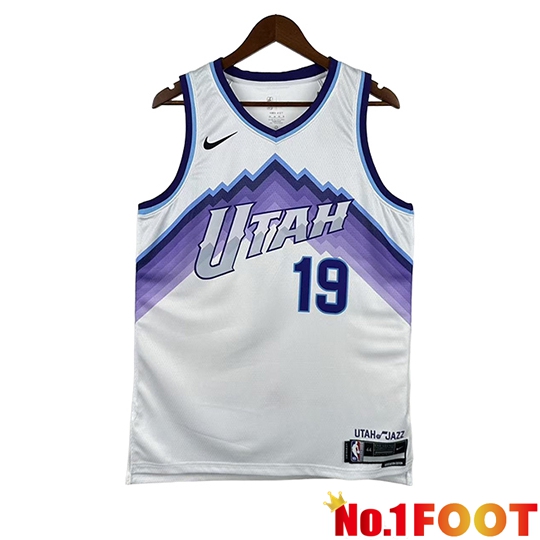 Utah Jazz (GARLAND #19) Jersey 2025/26 White/Purple