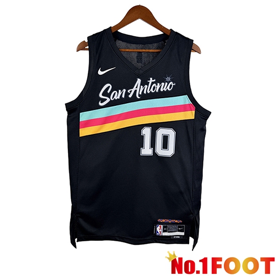 San Antonio Spurs (SOCHAN #4) Jersey 2025/26 Black