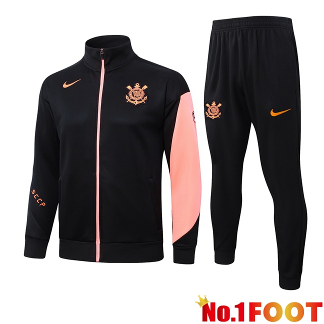 Corinthians kit Training Tracksuit - Training Jacket Black 2025/2026