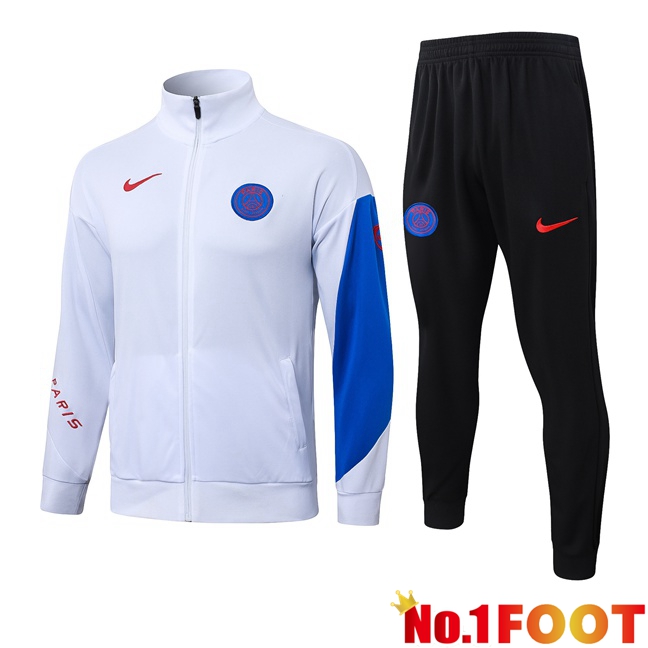 Paris PSG kit Training Tracksuit - Training Jacket White 2025/2026