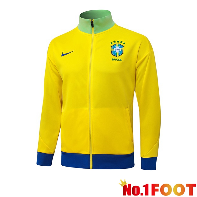 Brazil Training Jacket Yellow 2025/2026
